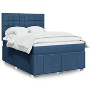 Giroletto a Molle con Materasso Blu 140x200 cm in Tessuto 3291697