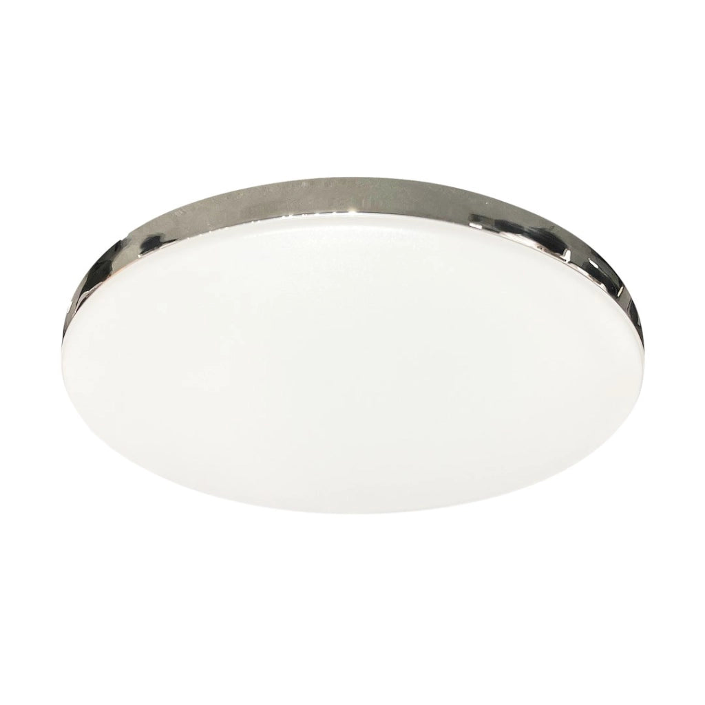 Plafoniera LED tonda cromata 33cm 15W 4000K IP20 Milagro