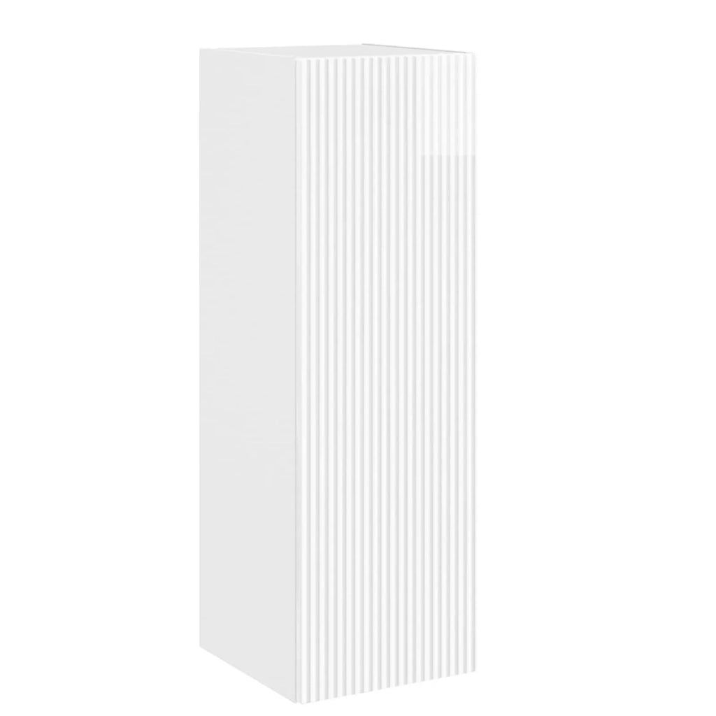 Set di mobili per il bagno 5 pz Bianco Lucido 3405997