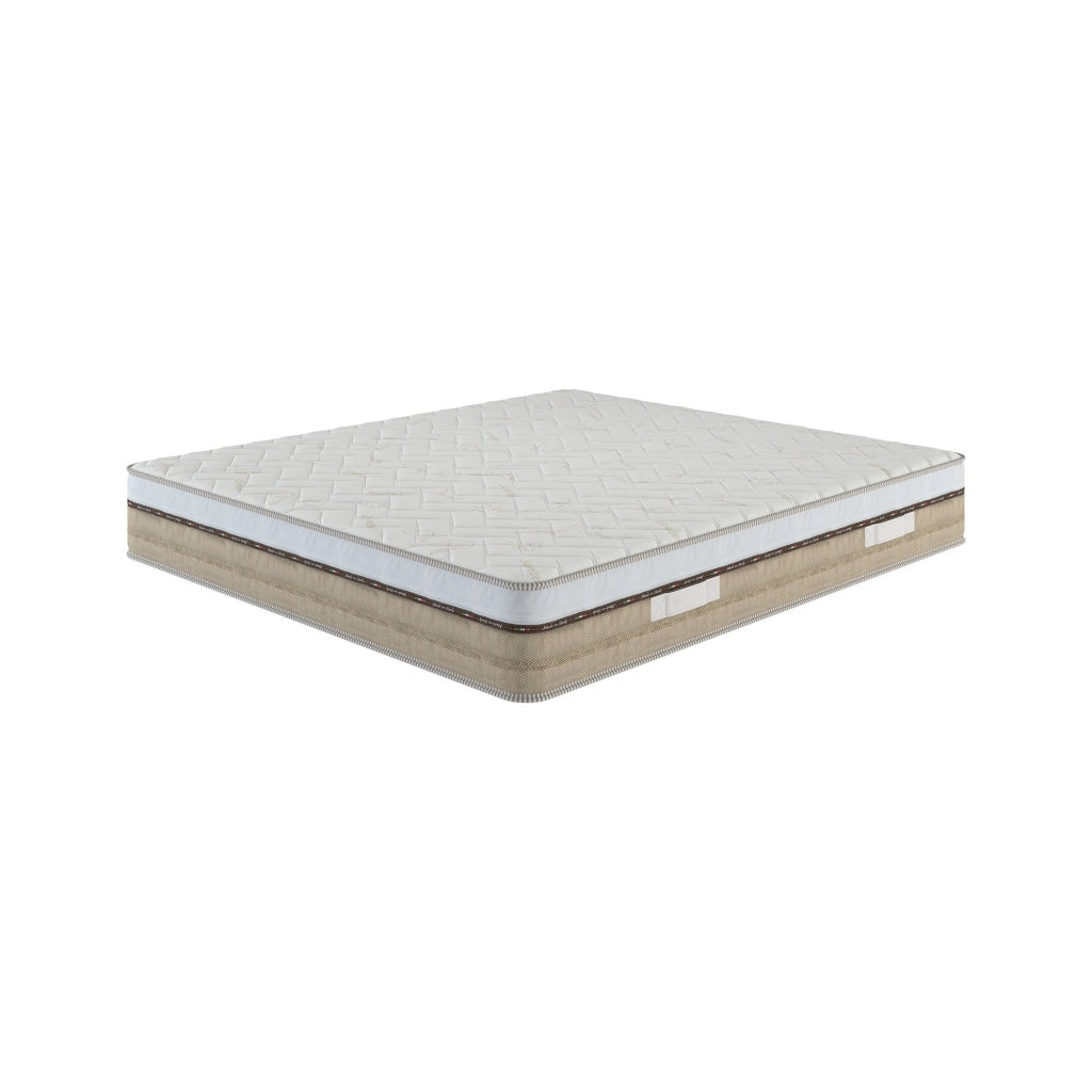 Palafea, Materasso Singolo Grado Rigidità 8/10 Made in Italy, 200x80x25h cm Bianco