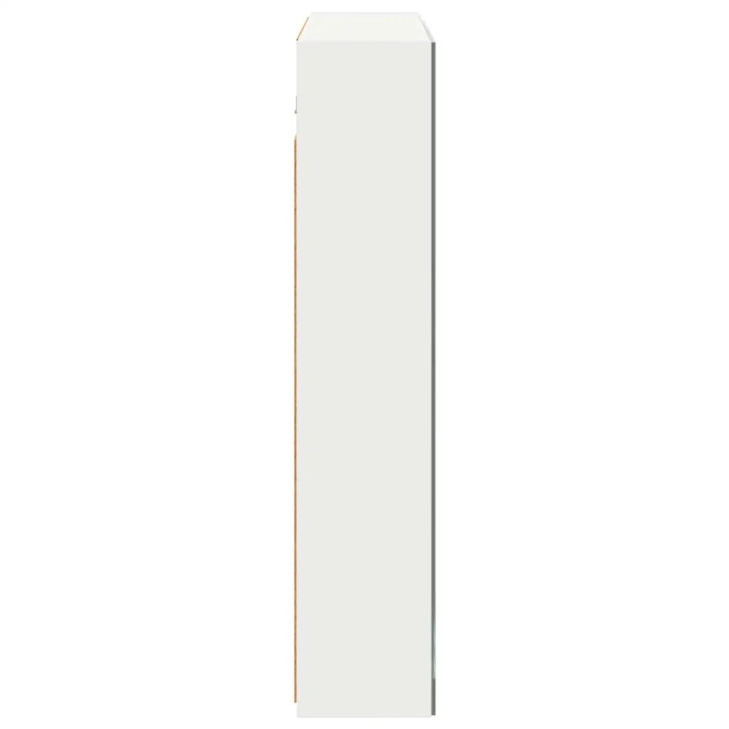 Mobiletto per specchio da bagno Bianco 80 x 14.5 x 70 cm
