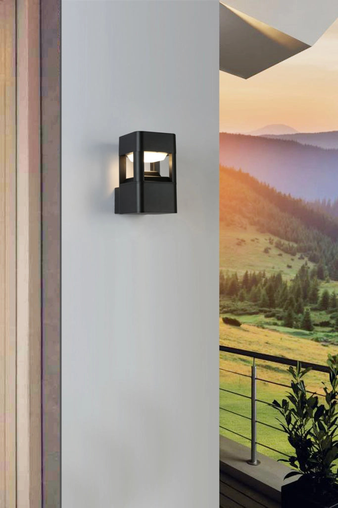 Applique esterno Italux NUTRI LED 10W 3000K nero IP54