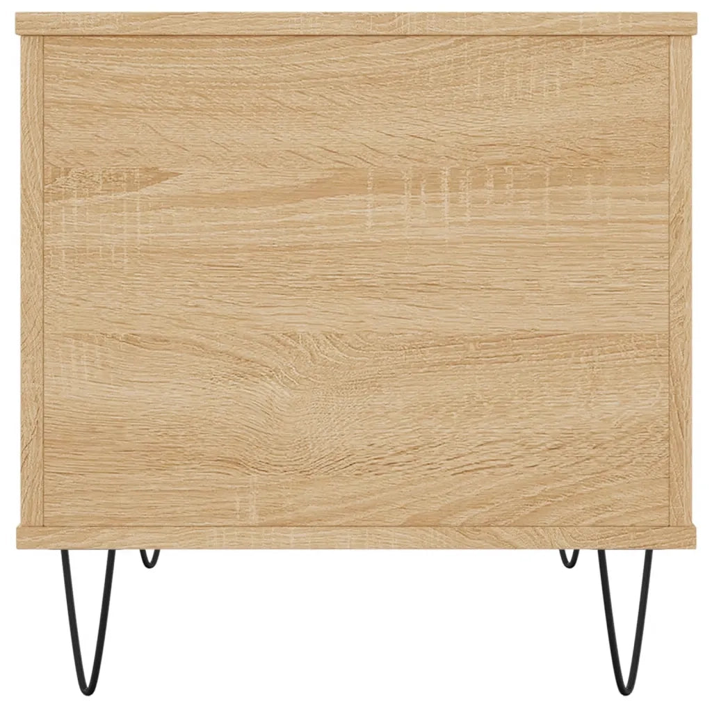 Tavolino Salotto-Tavolino da soggiorno-Tavolo Rovere Sonoma 60x44,5x45 cm Legno Multistrato 146119
