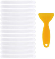 Stickermat Antisliscio - 24 pezzi - PVA trasparente - Stickermat per doccia - Tessitura aumentata - Base di adesivo idrorepellente - Stickermat antisliscio