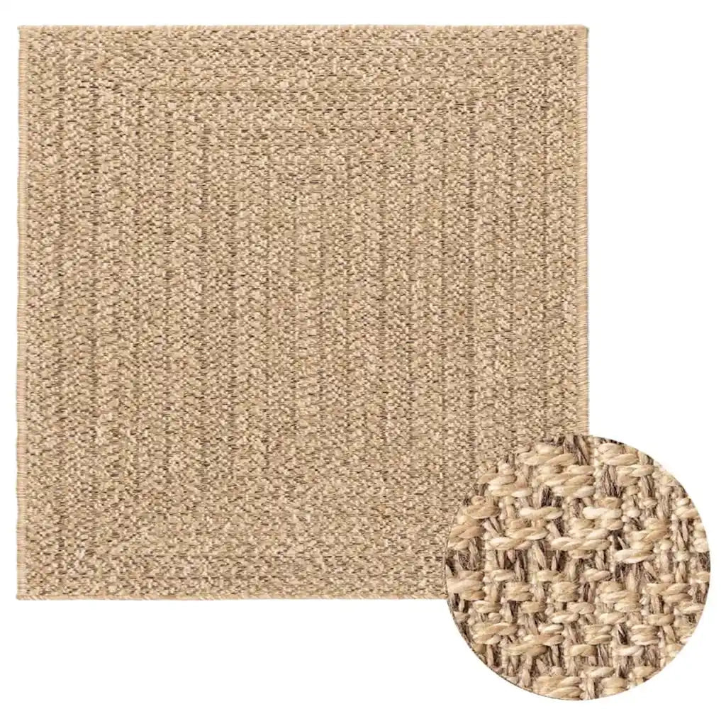 Tappeto ZIZUR 200x200 cm Aspetto Iuta per Interni ed Esterni 4006155