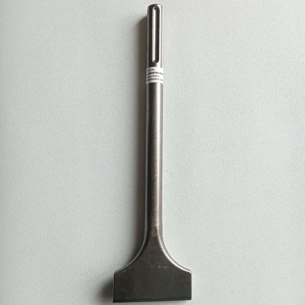 Benman scalpello punta piatta da 80mm per tassellatore sds-max - lunghezza 300mm
