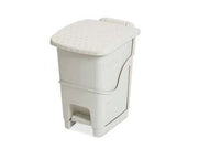 PATTUMIERA RATTAN BIANCO LT.6 ART.440- - cm.20x25x28h. - lt.6 - 14 pezzi DEA HOME