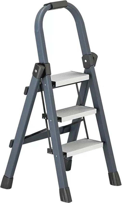 Scala portatile a 3 livelli con maniglie - 350 lbs