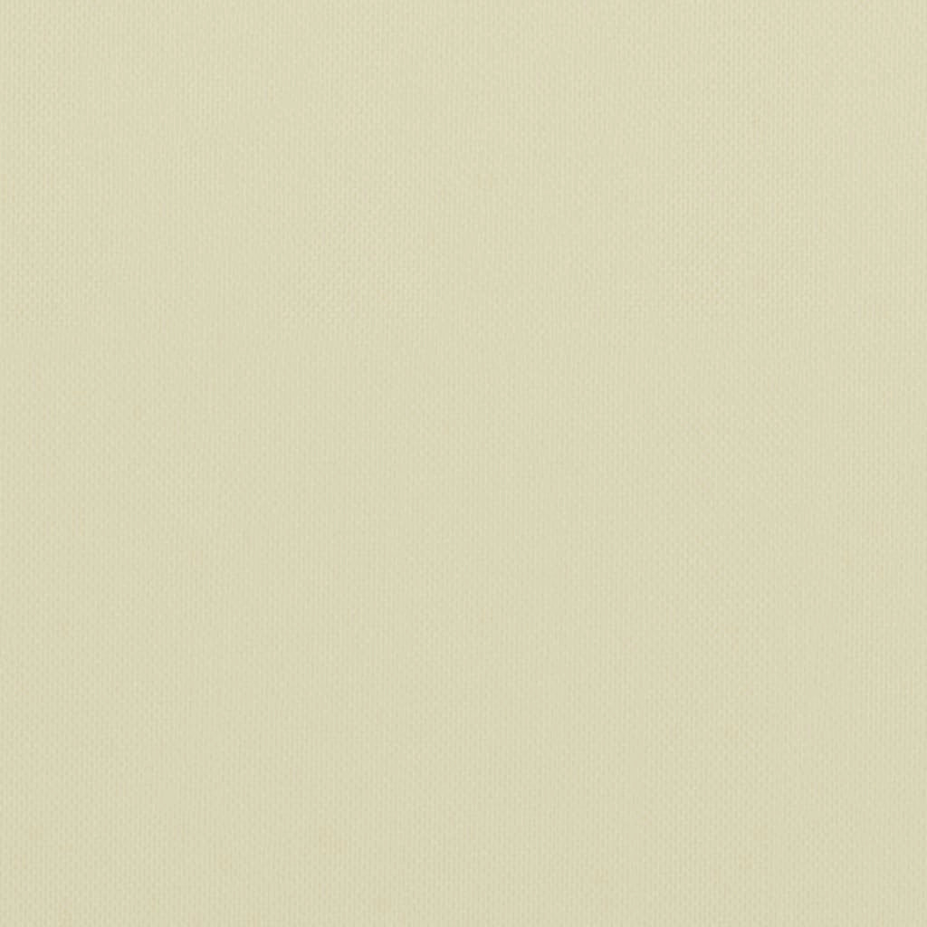 Schermo per balcone schermo per la privacy 75 x 500 cm tessuto Oxford color crema 02_0010145