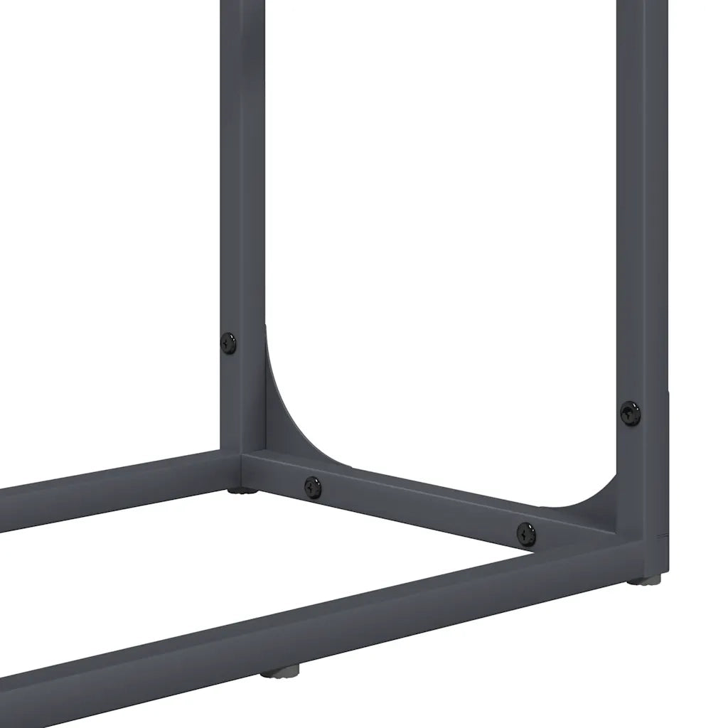 vidaXL Rastrelliera per Legna da Ardere Antracite 60x25x100 cm