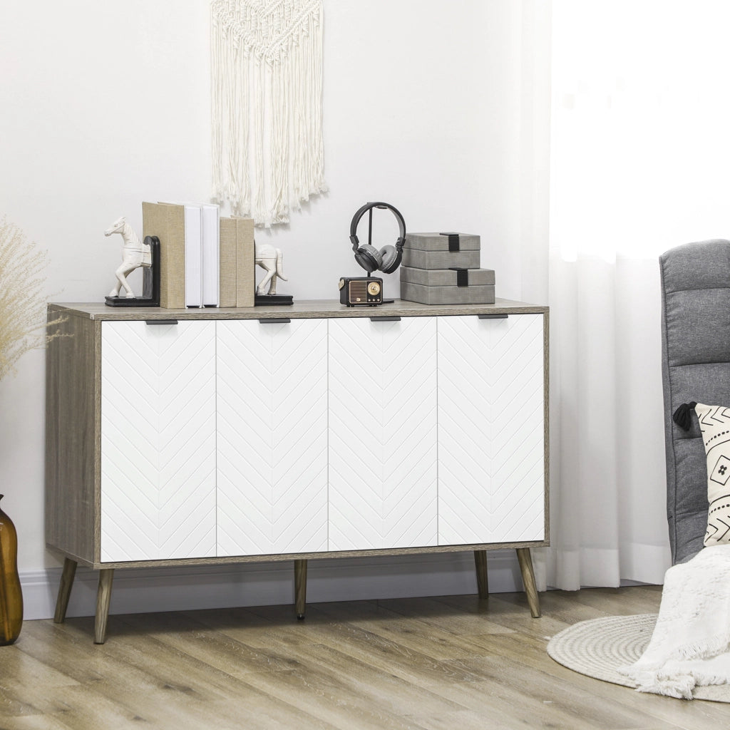 Armadio a muro con ante scorrevoli ¨C Minimal ¨C bianco grigio 120x35x77 cm