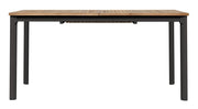 Tavolo da Giardino Allungabile 150-210x90x74 cm in Alluminio Antracite Piano in Teak