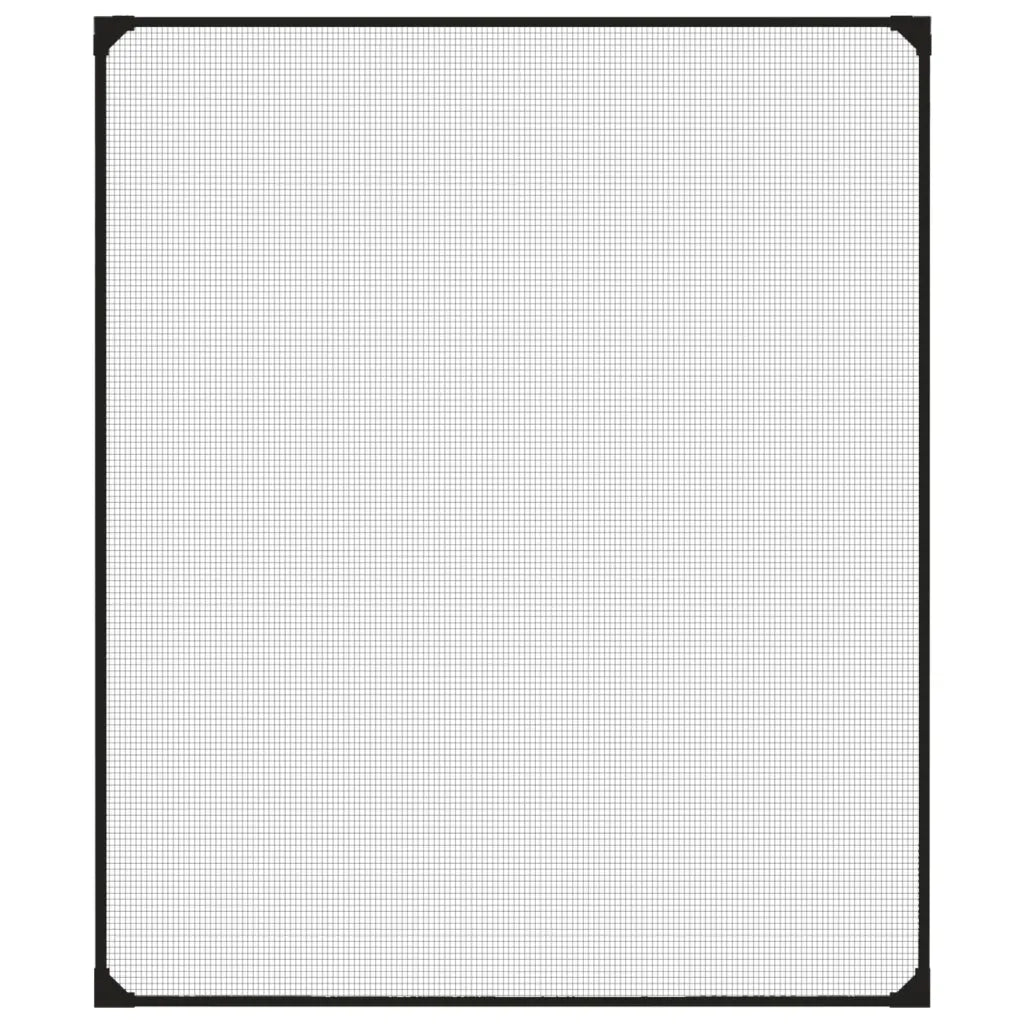 Zanzariera Magnetica per Finestre Antracite 100x120 cmcod mxl 71085