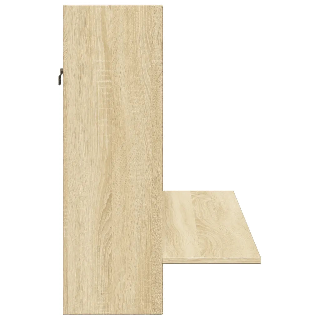 Scrivania | Tavolo da Ufficio a Parete Rovere Sonoma 105x48x75 cm Legno Multistrato