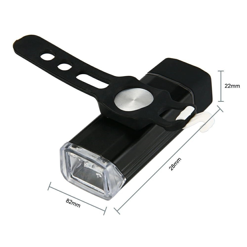 Trade Shop - Fanale Faro Torcia Luce Led 180 Lumen Per Bici Bicicletta Ricaricabile Calamita -