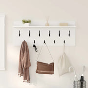 Appendiabiti a muro Bianco 100 x 40 x 12 cm Legno multistrato 874443