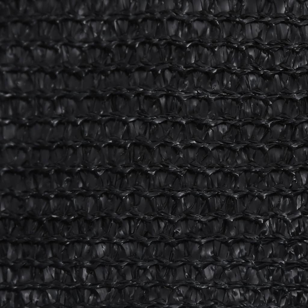 Vela ombreggiante/ombrellone 160 g/m² 2,5 x 4 m HDPE nero 02_0009185