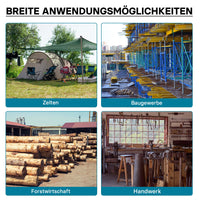 Paranco a fune max 1600kg fune 20m Ø11mm per sollevamento spostamento carichi