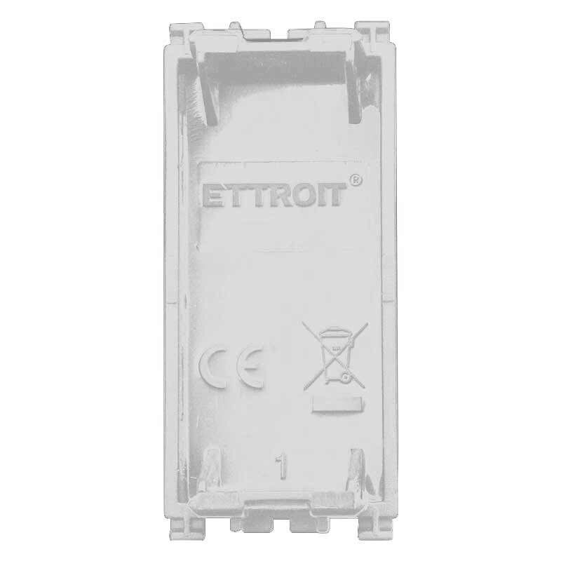 2 Pezzi Copritasti Copriforo Falso Polo 1P Bianco Compatibile Con Vimar Arke