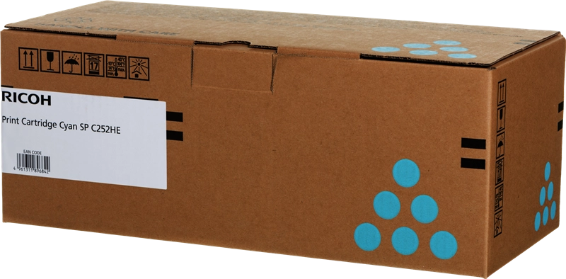 Ricoh 407717 cartuccia toner 1 pz Originale Ciano