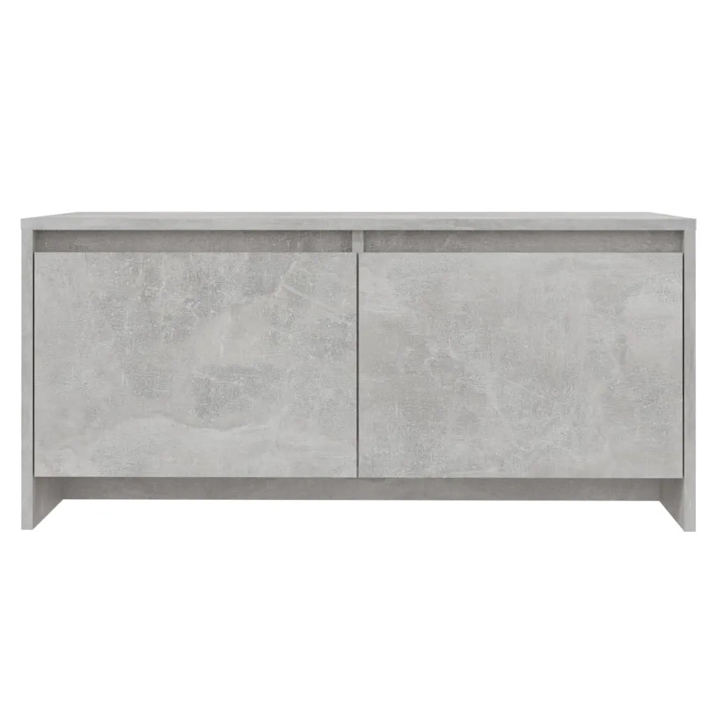 Tavolino da Salotto Grigio Cemento 90x50x41,5 cm in Truciolato 809822