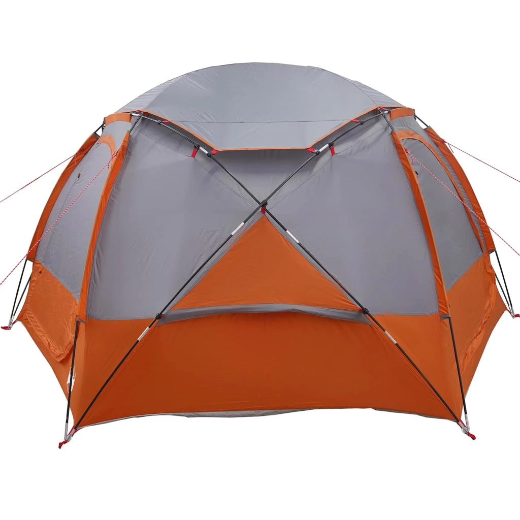 Tenda a cupola con tetto rimovibile Grigio e arancione 42017375