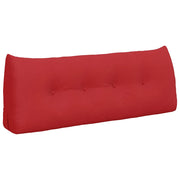 Cuscino per Schiena | Cuscino dorsale Rosso 120 x 24 x 50 cm Tessuto