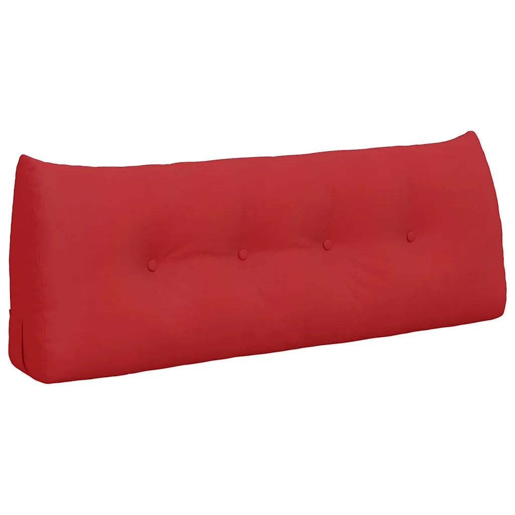 Cuscino per Schiena | Cuscino dorsale Rosso 120 x 24 x 50 cm Tessuto