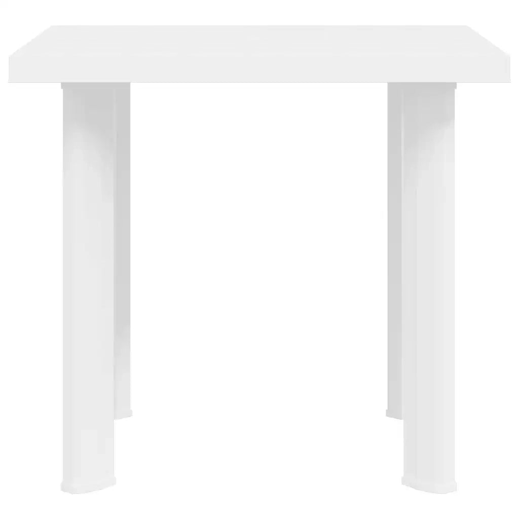 Tavolo da Giardino Bianco 78x75x72 cm in Plastica cod mxl 34385