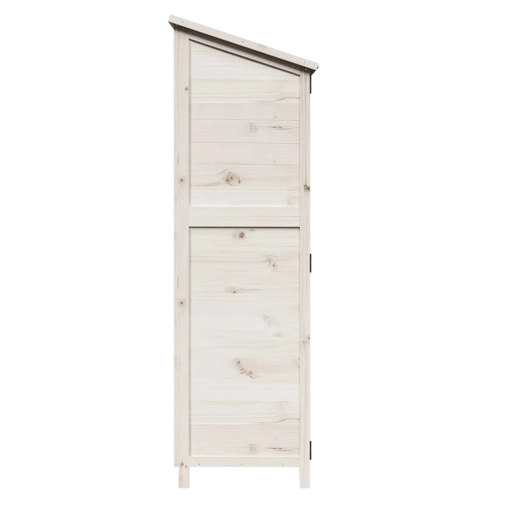 Capanno da Giardino Bianco 59,5 x 56 x 176,5 cm