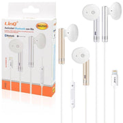Trade Shop - Auricolari Stereo Musica Cuffie Bluetooth Con Filo R6250 Lightning 8 Pin Iphone -