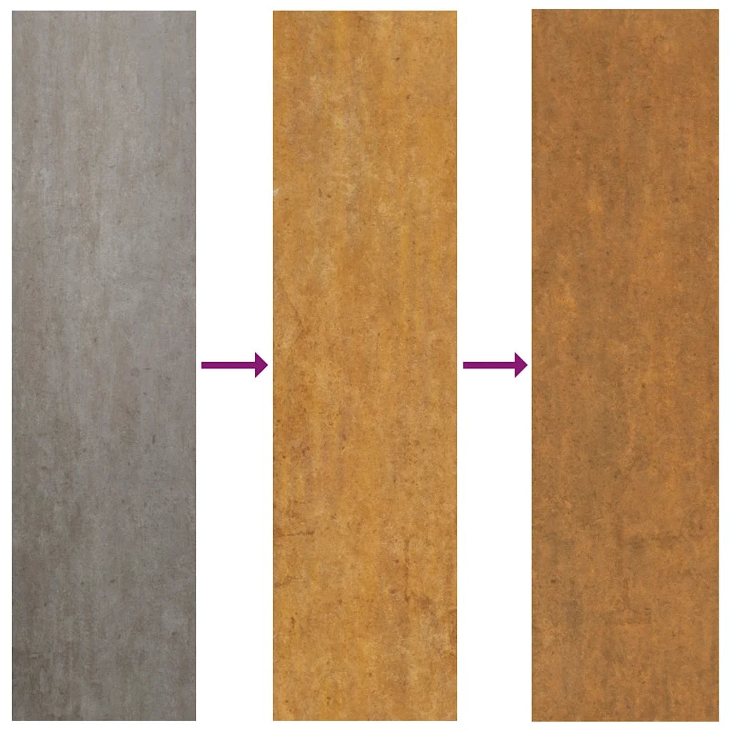 Fioriera da giardino 100x45x90 cm in acciaio corten 4008974