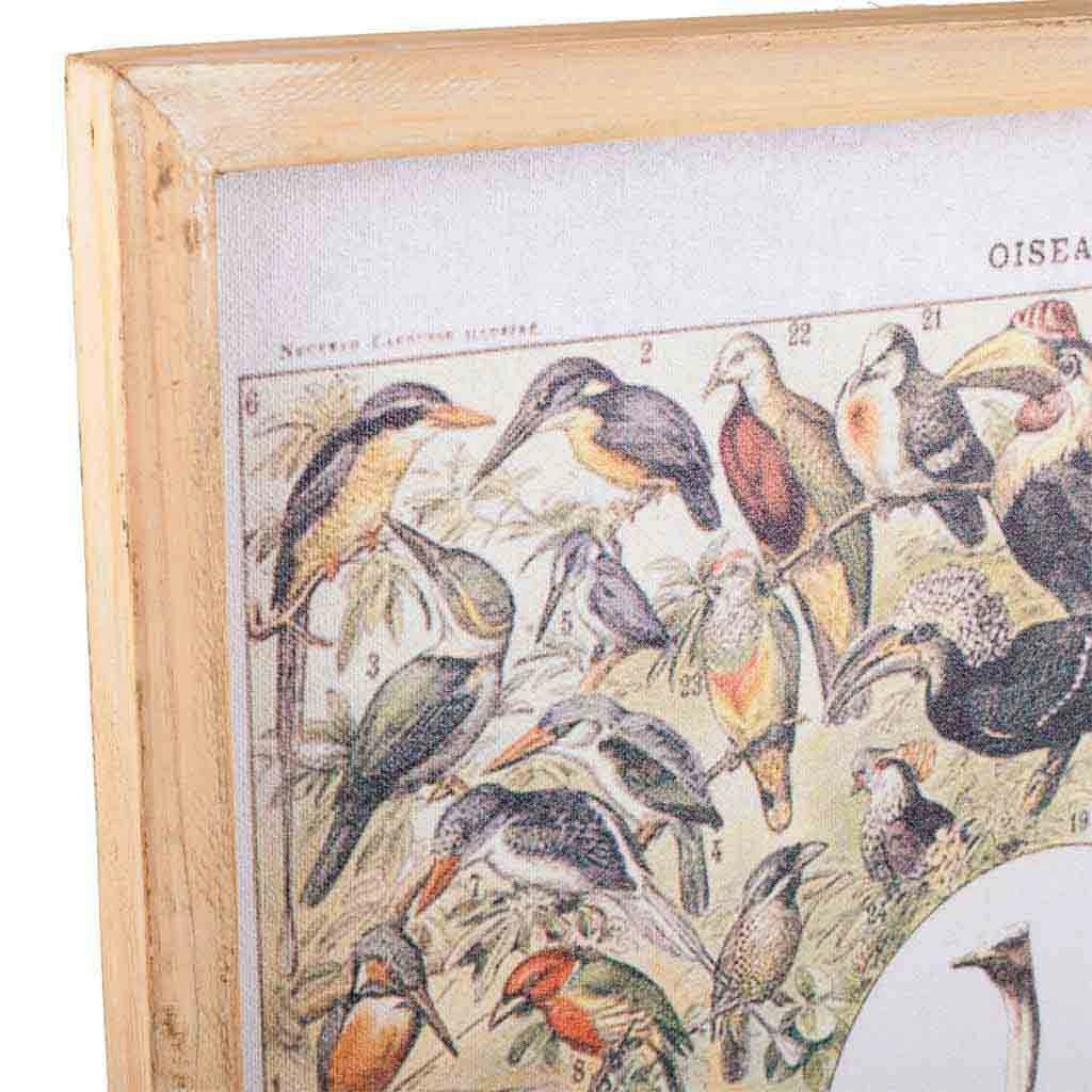 Quadro su stoffa stampata con telaio in legno 40x60x2h