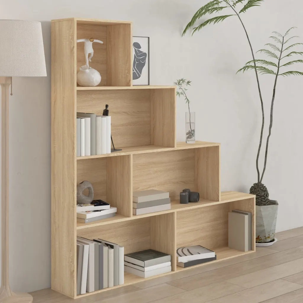 Libreria/Divisorio Rovere Sonoma 155x24x160cm Legno Multistrato 800660