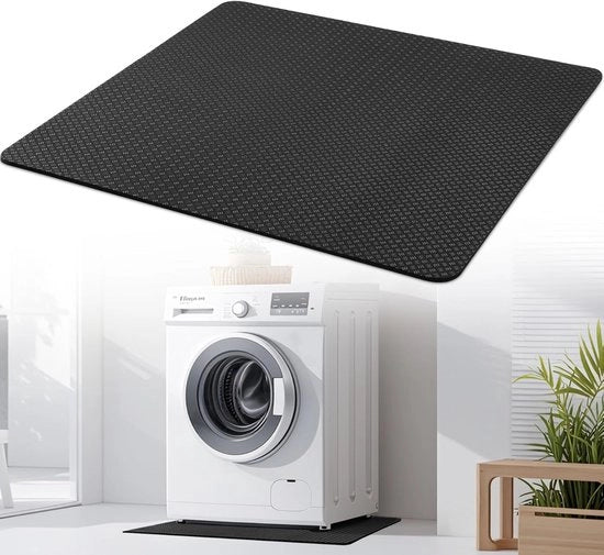 Matrice antivibrazione per lavatrice e asciugatrice 60x60 cm, doppia faccia antiscivolo, impermeabile e idrorepellente