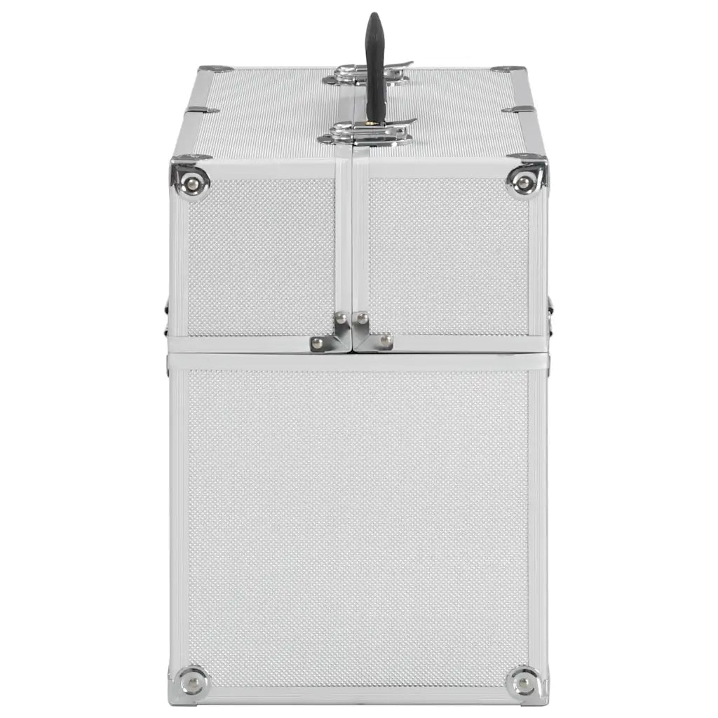 Valigia per Cosmetici 38x23x34 cm Argento in Alluminio 91832