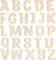 Alfabetto in legno da 26 pezzi - Alfabeto in legno manuale per bambini - decorazione per la parete/spelling per bambini piccoli/lavori d'arte per bambini