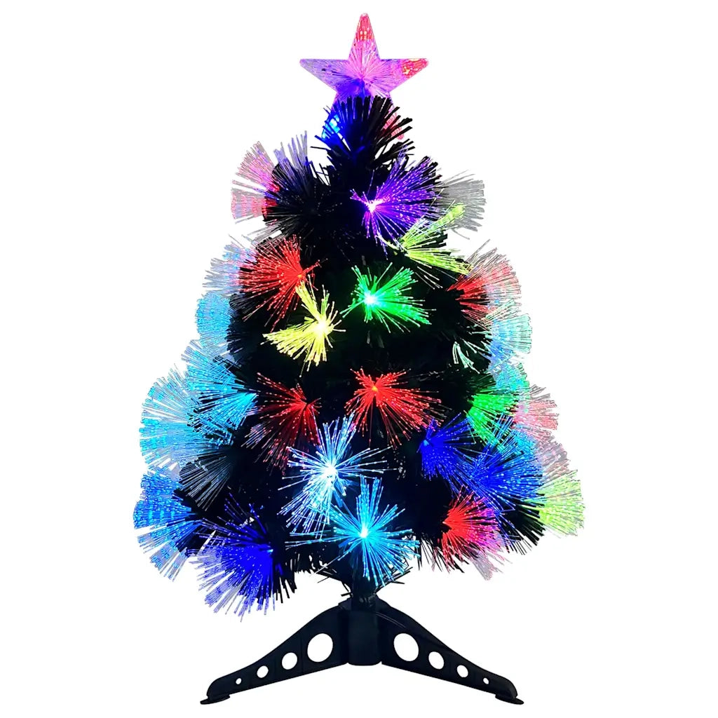 Albero di Natale | Decorazioni natalizie artificiale con 50 LED Verde 64 cm PVC