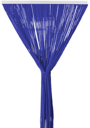 Tenda Antimosche per Porta Finestra a Pannello Con Telaio In PVC Blu Navy - 100 x 220