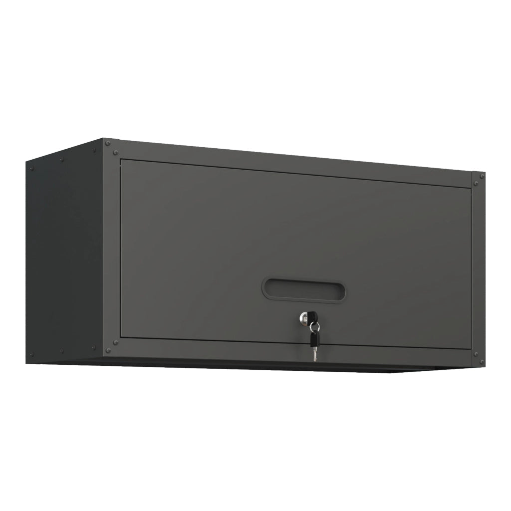 Armadio a muro in metallo ¨C zephmum ¨C grigio 34.5x75x30 cm