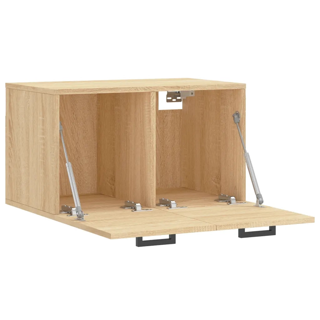vidaXL Mobile a Parete Rovere Sonoma 60x36,5x35 cm Legno Multistrato