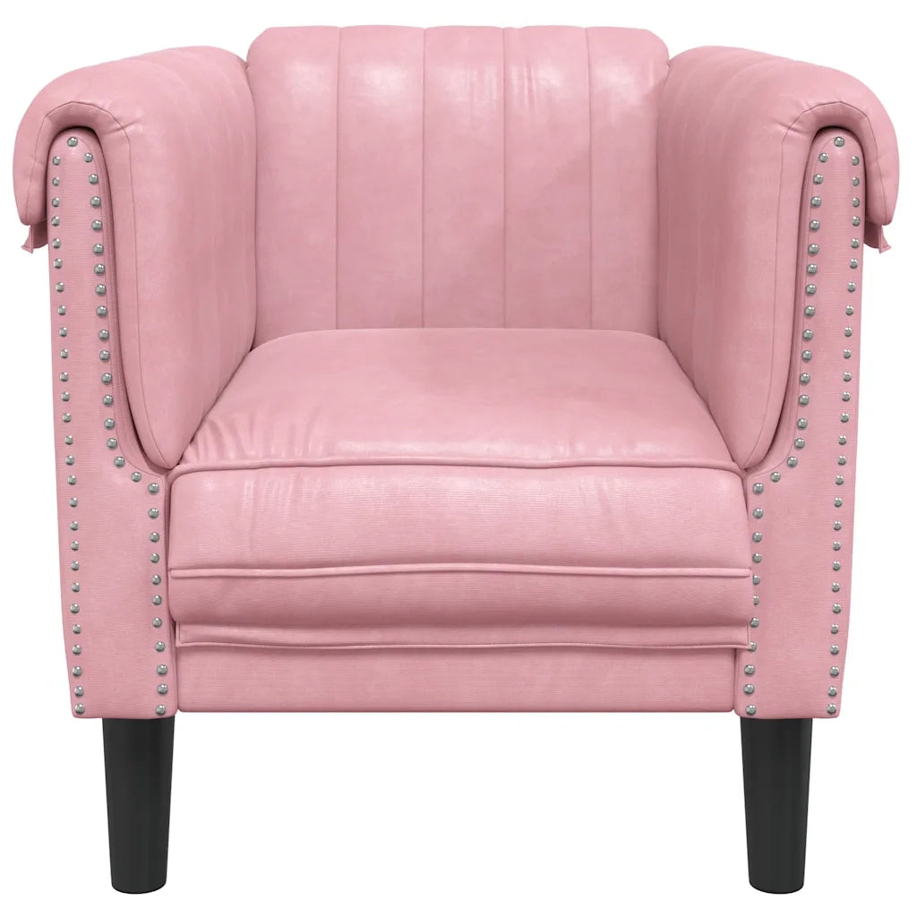 Poltrona Rosa in Velluto 372568