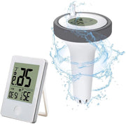 Termometro per piscine e laghi - Impermeabile e facilmente leggibile - Con monitor di temperatura interna