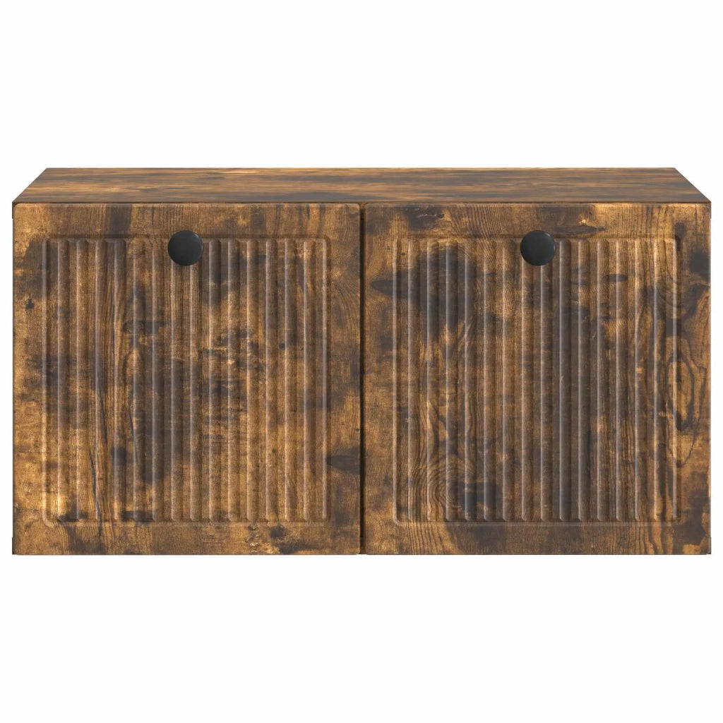 Mobile Porta TV da Muro Rovere Fumo 59,5 x 41 x 30 cm