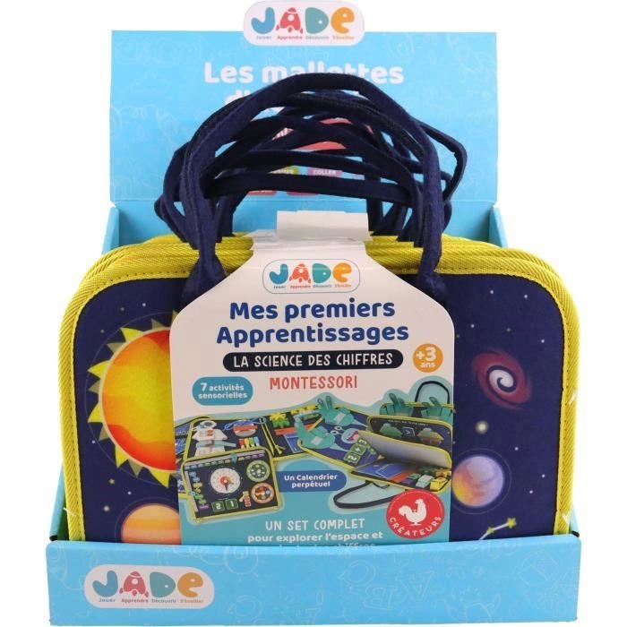 Custodia per Attività Spaziali - Montessori - JADE - Gioco Educativo - Viaggio - Sensoriale - Gioco per Bambini - Design Francese