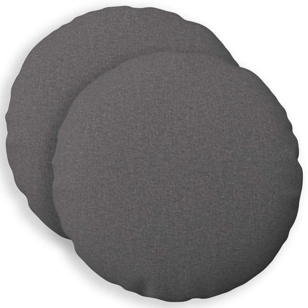 Federa 2 pz HEERLEN Grigio Chiaro Ø 30 cm Tessuto 921853