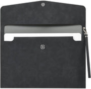 Documententas A4 con manico impermeabile con tasche Mappa di espansione Documento tenente Organizzatore per carta, carta da lettera e contenitore per tablet - Nero