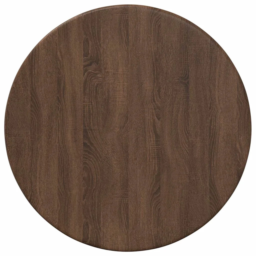 Piano del tavolo Rovere marrone Ø 30 x 1,5 cm Legno multistrato 880378