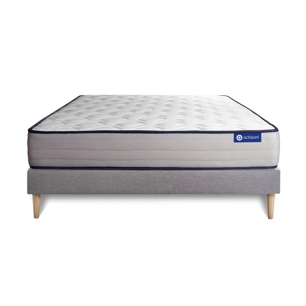 Kit rete e materasso Actiflex form 130x200cm - Spessore : 22cm - Molle insacchettate e memory foam - rigido