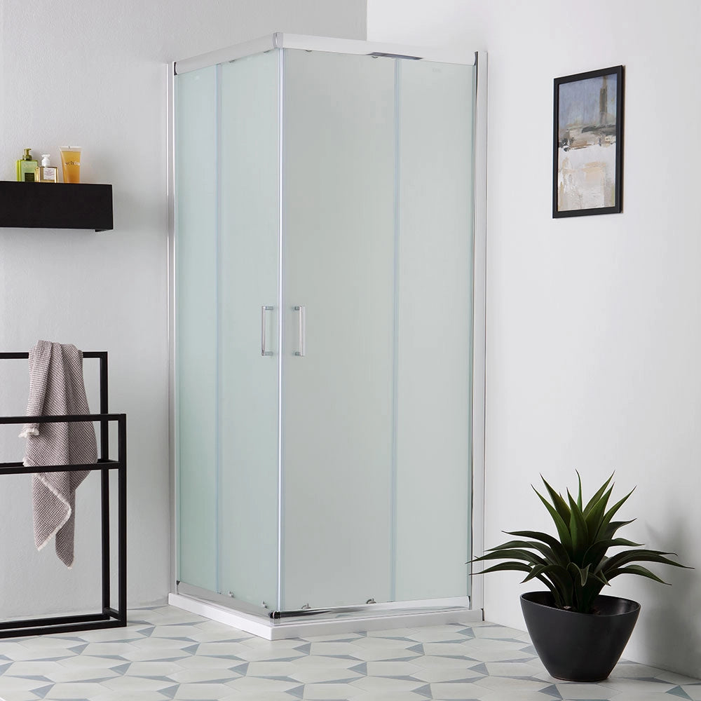 Box doccia vetro satinato 70x70 scorrevole